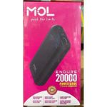 MOL Push The Limits 20000MAH Power Bank Black