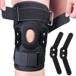 Knee Brace With Stabilizers  Adjustable Compression Support