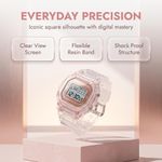 Fashion Women's Watch LED Digital Multi Functional Waterproof - Pink - image 8