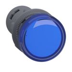 Schneider Monolithic pilot light plastic, blue
