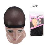 2 Pieces Elastic Stretchable Wig Cap