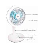 DURATION POWER DP-7632 Rechargeable Fan – Portable Desk & Table Fan with Adjustable Speed - image 4