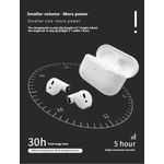 Generic Pro 5S TWS Wireless Earbuds - White - image 3