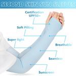 Generic  Ice UV Sun Protection Cooling Compression Arm Sleeve Unisex - image 4