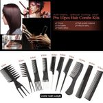 Generic 10 PCS STRONG HAIR COMB SET HAIR STYLING PROFESSIONAL COMB SET - image 4