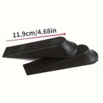 product_image_name-Generic-5pcs Door Stop Stopper Wedge Jam Block Holder Cather Black Suitable for Home Office-2