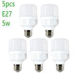 product_image_name-Generic-5Pieces Home Light Bulb LED E27-5W-Cool White Light-1