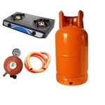 12.5kg Cylinder, Gas Burner, Metered Regulator, Hose & Clips