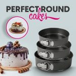 Generic 3 in 1 Round Cake Tin Set Non Stick Baking PAN