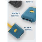 Generic Silicone Toilet Brush With Base Toilet With Wall Hook - image 2