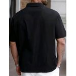 Fashion Alex Alec Zip Through Shirt Jacket with Short-Black - image 3