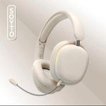 product_image_name-Generic-SY-T3 Bluetooth Over-Ear Headphone – Noise Cancellation RGB Wireless Gaming Headset with Detachable Microphone. ( milk )-1