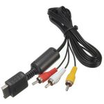 Cable Cord Audio Video AV For Sony Playstation PS1 PS2