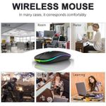 product_image_name-Generic-LED 2.4G Rechargeable Wireless Mouse Bluetooth 2 Modes-5