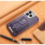 Premium Quality Leather Texture Magsafe Support wallet card holder For Ip 12 pro max 