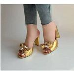 Unique design Women’s  heel slippers 