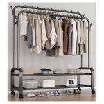 Heavy Duty Double Pole Boutique Hanger