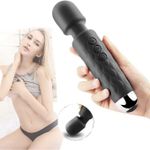product_image_name-Generic-20 Speed Magnetic Wand Vibrator For Women--BLACK-3