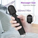 product_image_name-Generic-20 Speed Magnetic Wand Vibrator For Women--BLACK-7