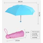 Generic Foldable Compact Umbrella With Cute Capsule Case - image 7