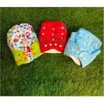 3PCS Of Foreign Cloth Diapers With 3inserts