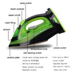 RAF 2 In 1 Steam High Standard 360 Rotation Cordless Iron-green - image 3
