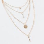 Fashion Women's Boho Pentagram Long Pendant Multi-Layered Necklace - image 5