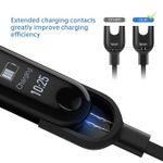 Generic USB Charging Cable for Xiaomi Mi Band 3 - Black - image 4