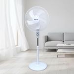 Generic 16inches Electric Rechargeable standing Fan With Solar Panel - image 3