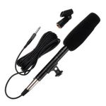 Camera Shotgun Microphone Interview Uni-directional Boom Mic Condenser Microphone