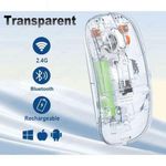 product_image_name-Generic-Transparent Wireless Bluetooth Dual- Mode Mouse-4
