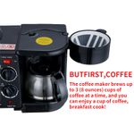 Generic Multifunction 3-in-1 Breakfast Station (Oven, Frying Pan & Coffee Pot) - image 5