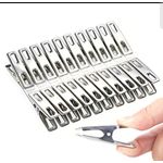 Generic Stainless steel clothes pin/clips-pack of 20 - image 3