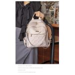 product_image_name-Fashion-Women Backpack PU Leather Bookbag Rucksack Casual Purse School Bag Ladies Casual Backpack Women Bags School Waterproof Portable Female Travel-4