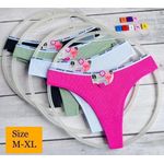 Sexy cotton love gstring 6pcs pink, white