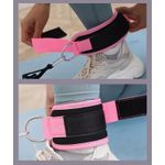 Generic Ankle Strap for Cable Machine, 1 Pair Ankle Bands for Working Out Ankle Cuffs - image 4