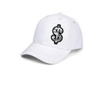 High Design Face Cap - White