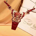 product_image_name-Fashion-Ladies Thong Lingerie G-string Panties - Red Colour-2