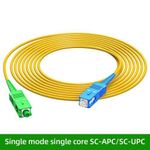 Generic Single Mode Simplex Fiber Optic Patch Cord – SC/APC Green to SC/UPC Blue Optical Jumper Cable for FTTH & Routers - image 2