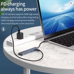 GtyGo GtyGo USB Hub 7-in-1 Adapter HDMI 4K PD 100W USB3.1, SD/TF Reader Type C - image 5