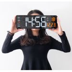 Generic Large Screen Digital Rectangular Wall Clock