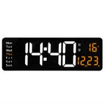 Generic Large Screen Digital Rectangular Wall Clock - image 2