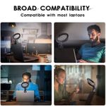 Generic Laptop Ring Light with Tripod & Clip Holder - image 2