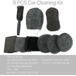 product_image_name-Generic-9pcs Premium Car Wash Kit – Portable Microfiber Cleaning Set for Auto Detailing (Interior & Exterior)-5