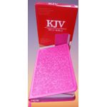 product_image_name-Generic-KJV Large Print Personal Size Reference Bible, Pink LeatherTouch, Red Letter, Cross-References, Full-Color Maps, Easy-to-Read MCM Type-8