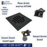 Generic Apple floor  drain Black - image 2
