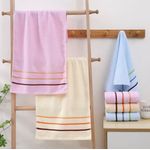 product_image_name-Generic-35*75 100% white cotton face and bath towel -2