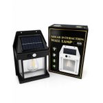 Solar Powered Wall Light – Outdoor LED Security Lamp with Motion Sensor