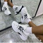 white Casual Female unique sneakers unique
