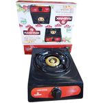 Rashnik Table Glass Top Gas Cooker With Single Automatic Infrared Gas